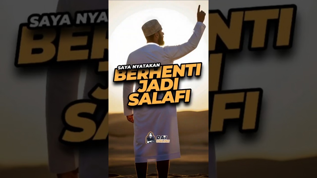 Pernyataan sebagai mantan salafi #salafi #wahabi