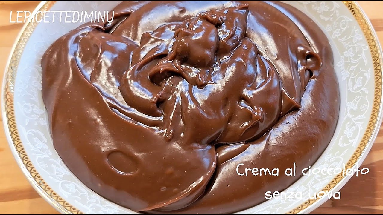 crema al cioccolato senza uova