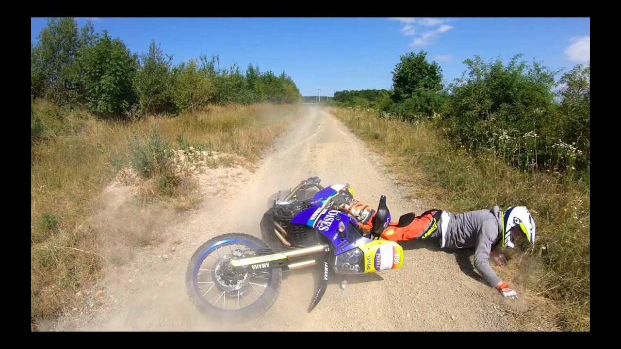 🎥 Ma  Tenere 700 vue du ciel + crash🚨(drone + gopro 7)