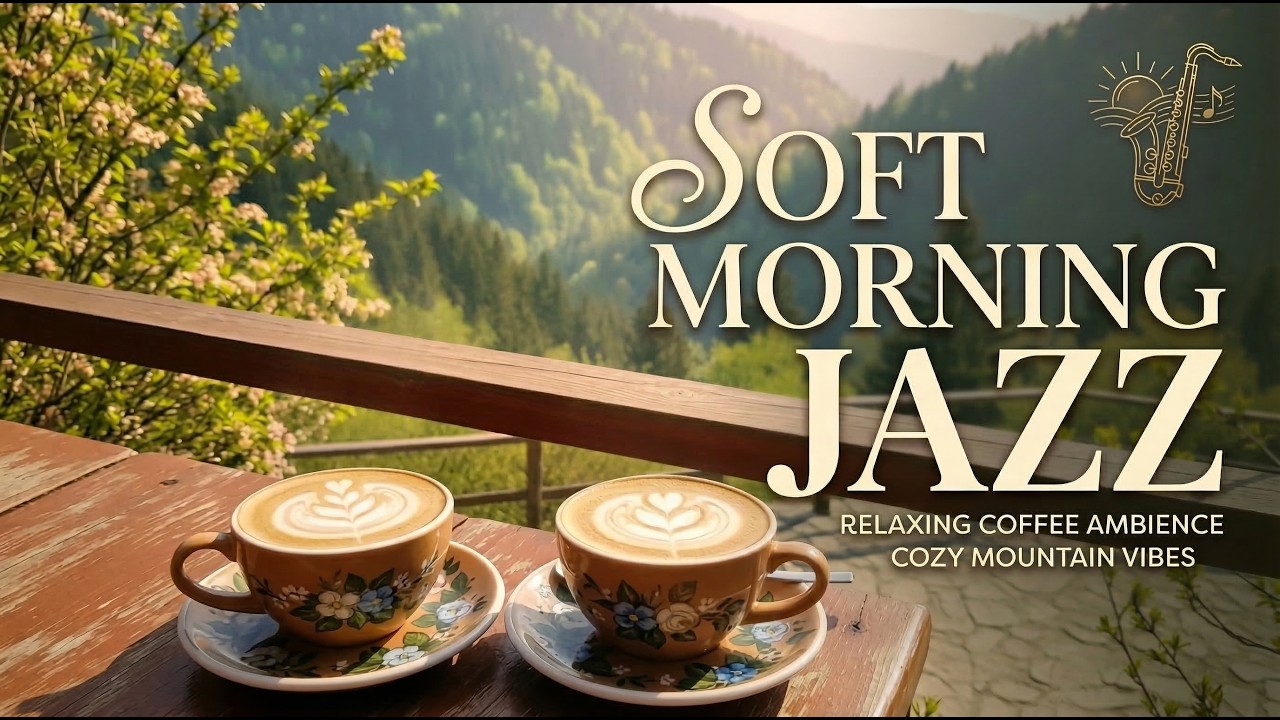 Smooth Spring Morning Jazz ☀️ Cozy Coffee Ambience & Bossa Nova Background for Calm Focus