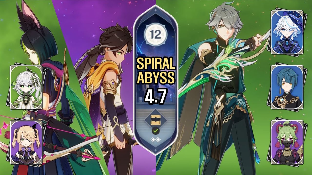 C1 Tighnari Sethos Quickswap & C0 Alhaitham Hyperbloom | Spiral Abyss 4.7 | Genshin Impact