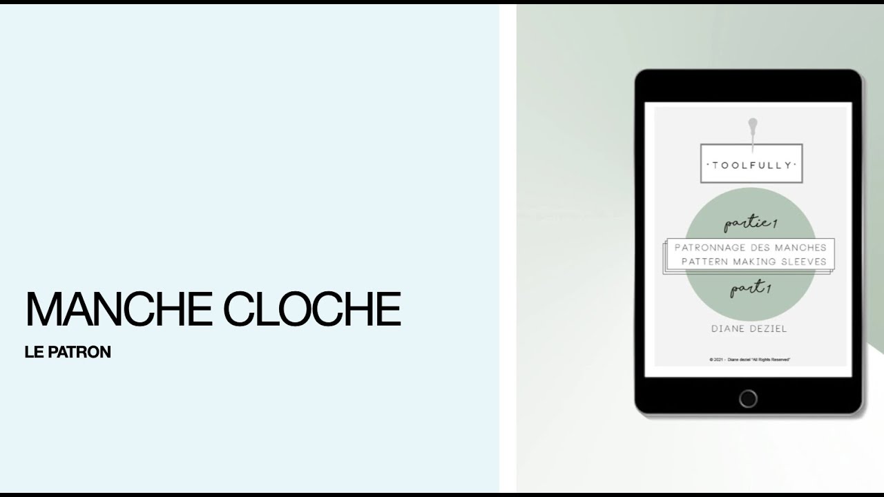 Patron de la manche cloche.