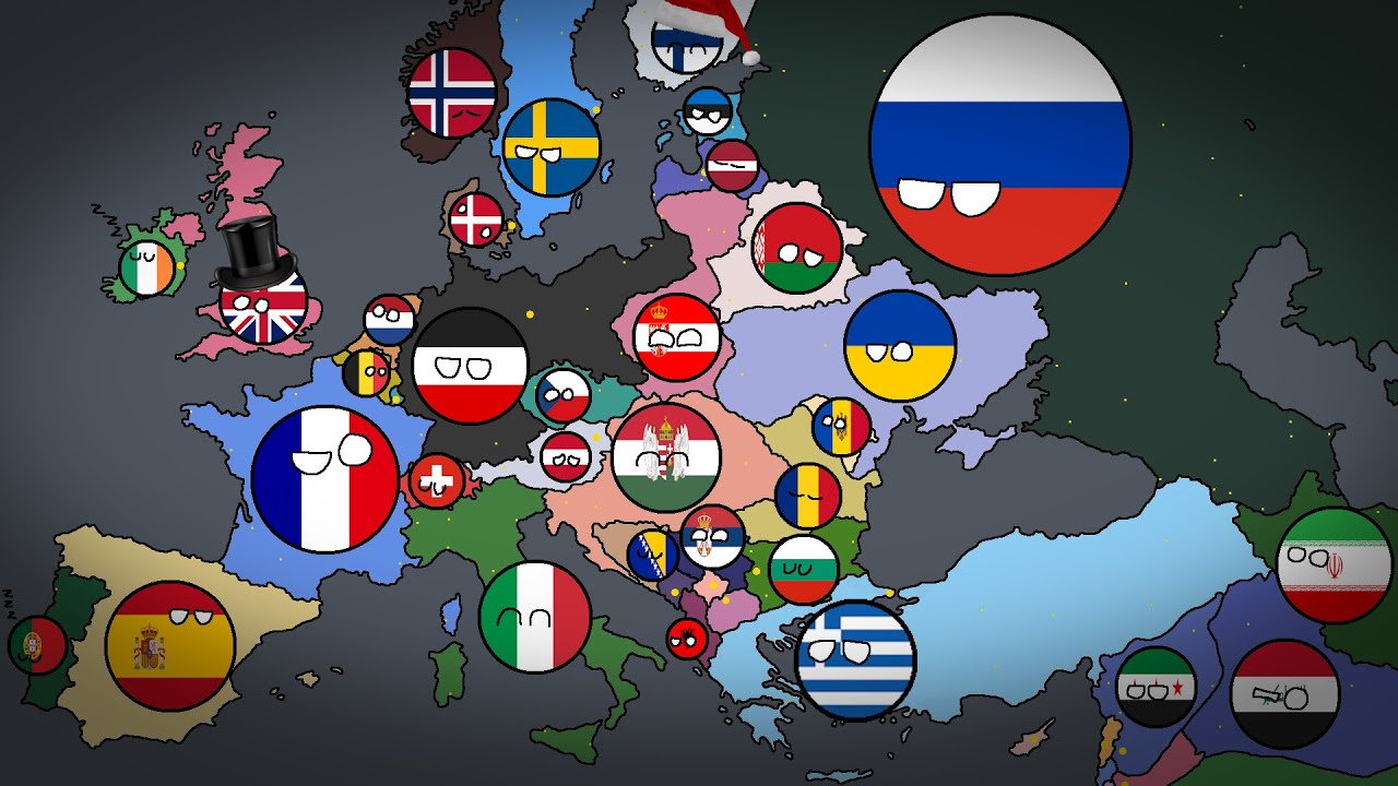Alternate Future of Europe (2025-2029) Countryballs: What if Freedom fell?
