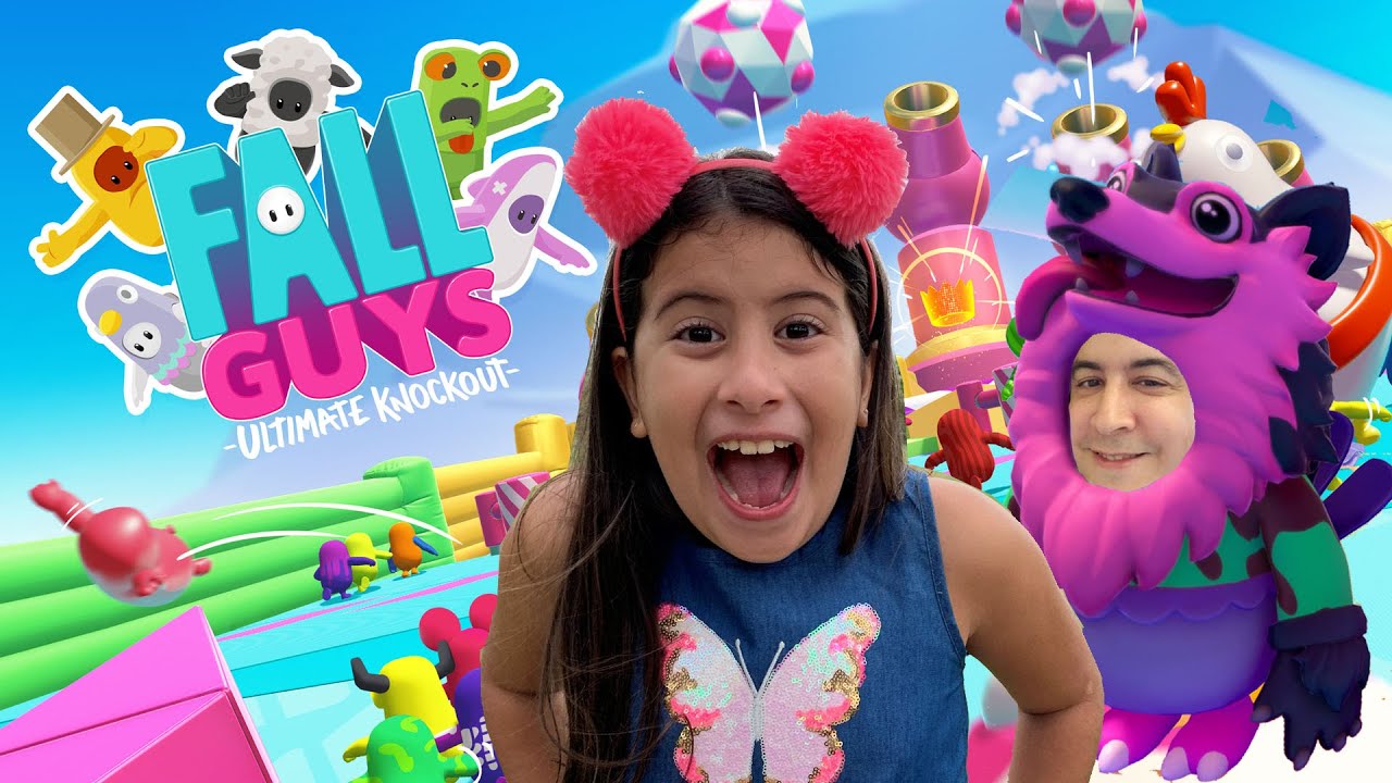 JOGAMOS FALL GUYS PELA PRIMEIRA VEZ - MARIA CLARA E JP GAMES