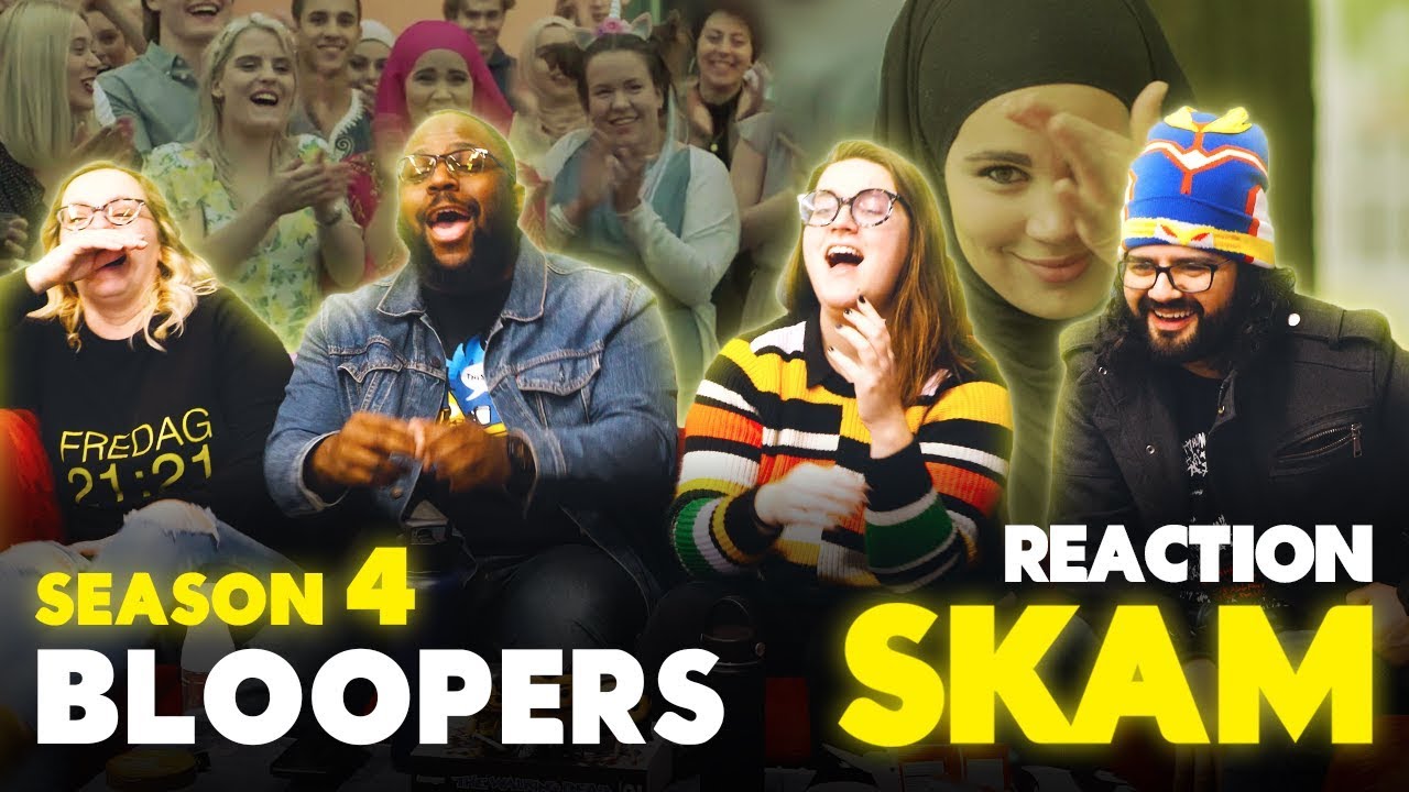 SKAM - Season 4 Bloopers - Group Reaction