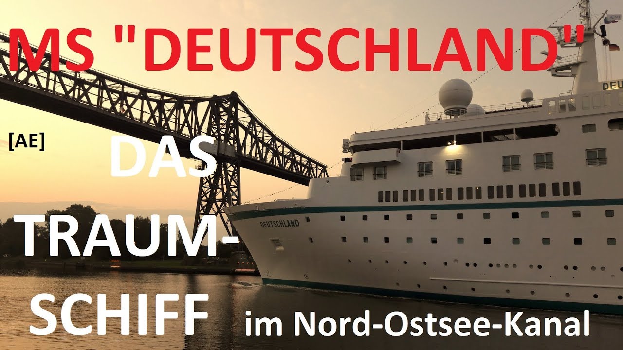 Dream Ship Germany in the NOK under the Rendsburg High Bridge AE #278