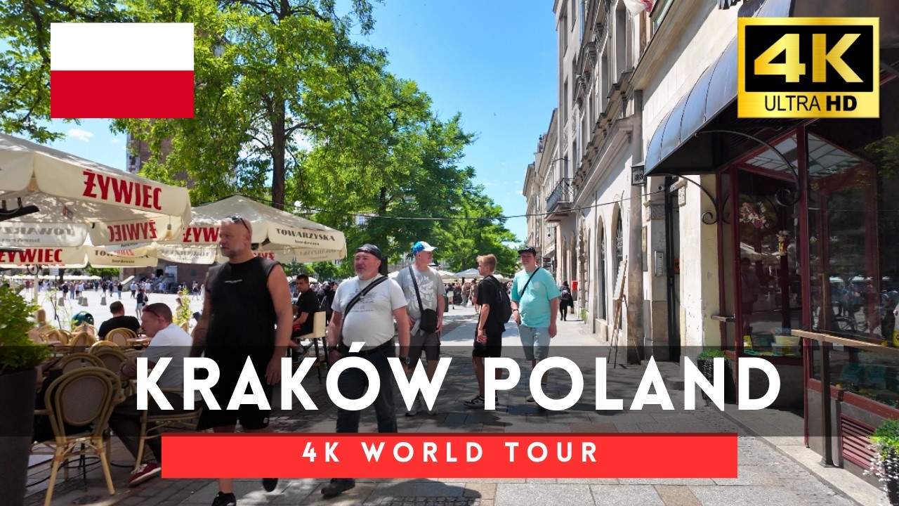 🇵🇱Kraków, Poland Walking Tour - 4K Downtown tour｜Jun 2025