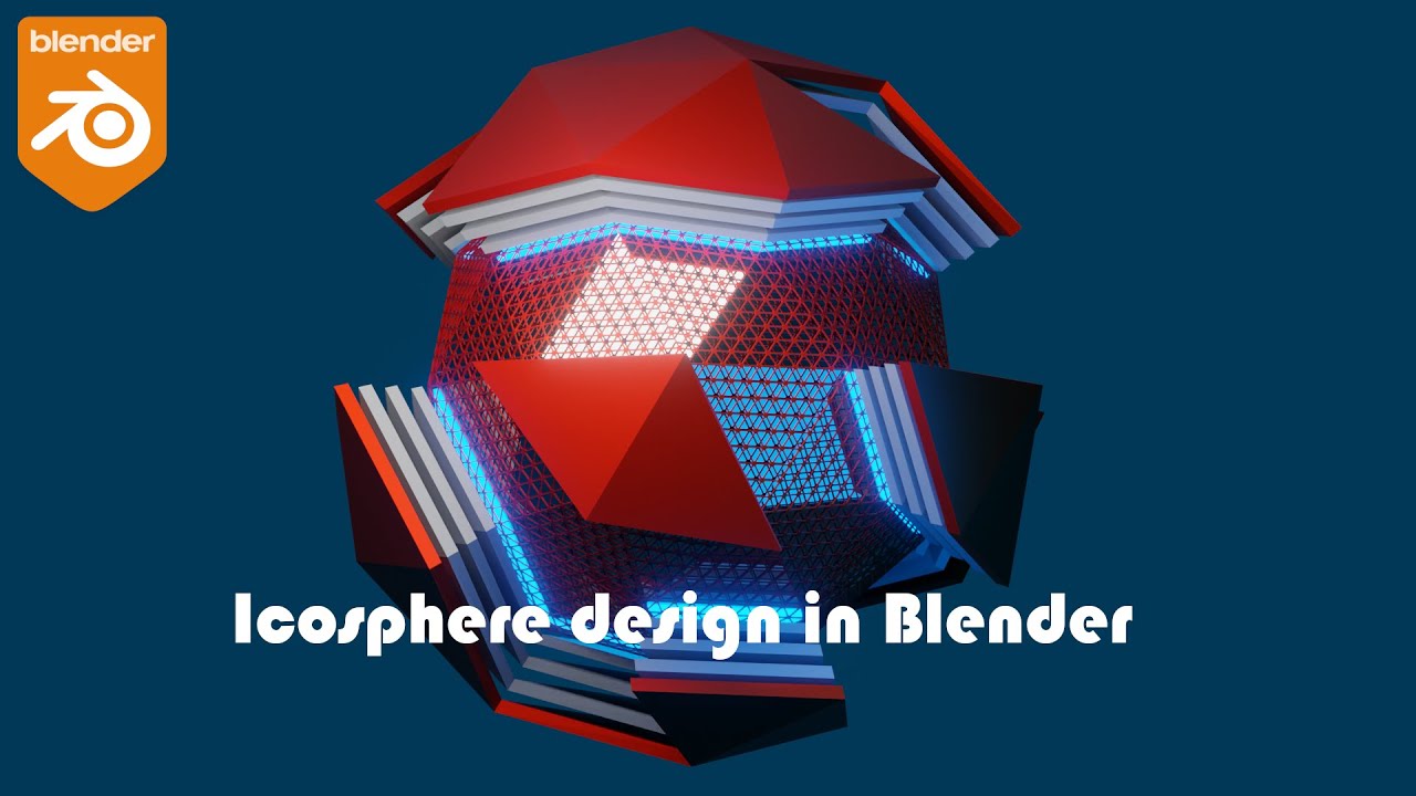 Icosphere design in Blender | Blender