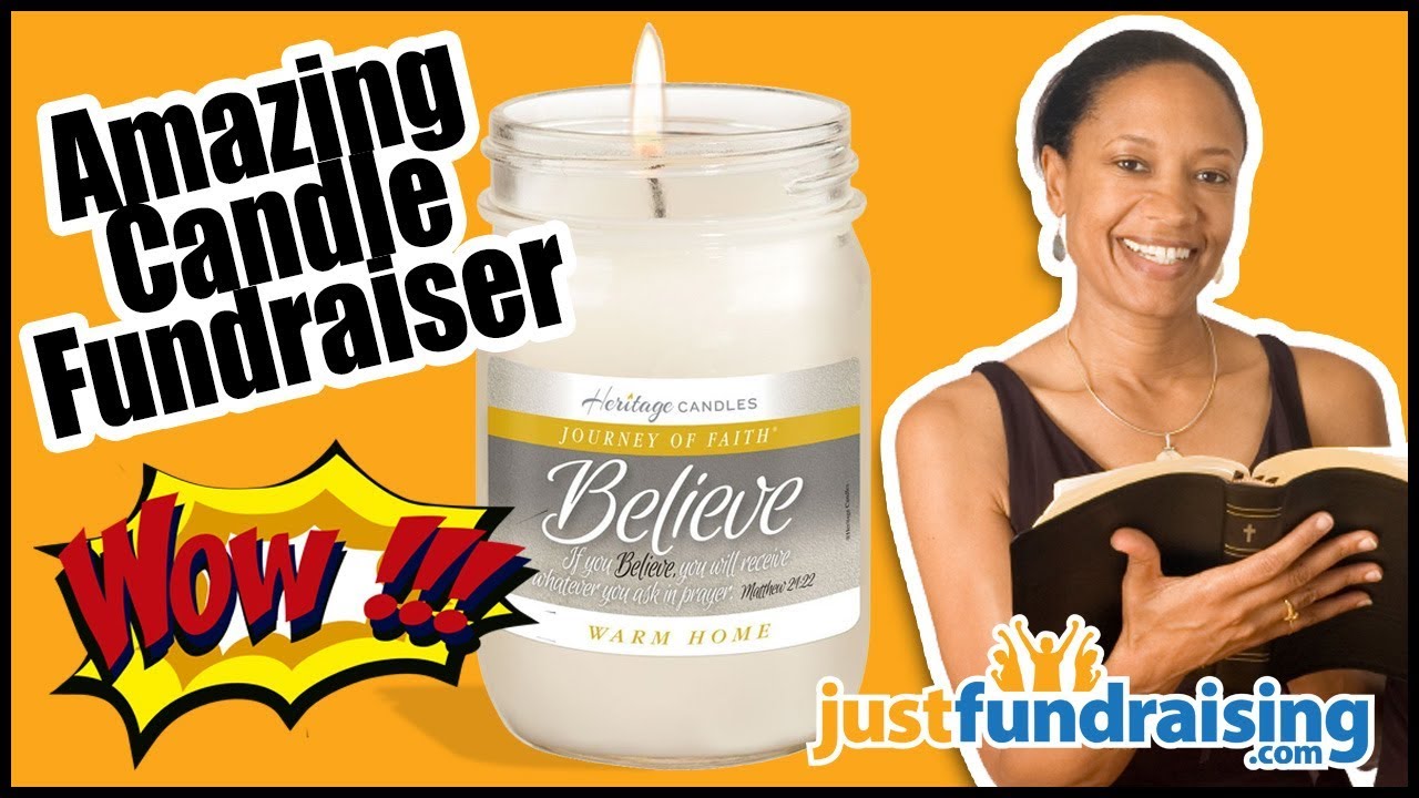 Candle Fundraiser - The Ultimate Church Fundraiser, Labeled With Bible Scripture - Earn 50% Profit!