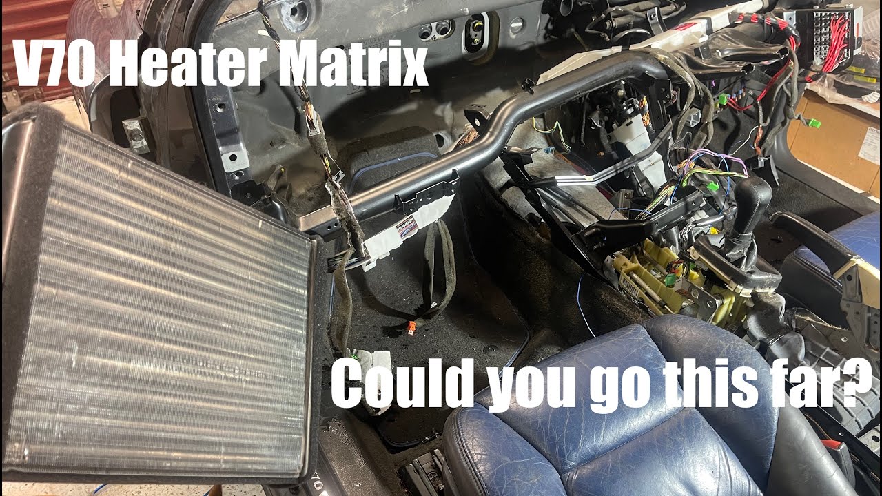 Would You Scrap It? Volvo V70/S60 Heater Matrix Removal - Complete Dashboard + Steering Wheel