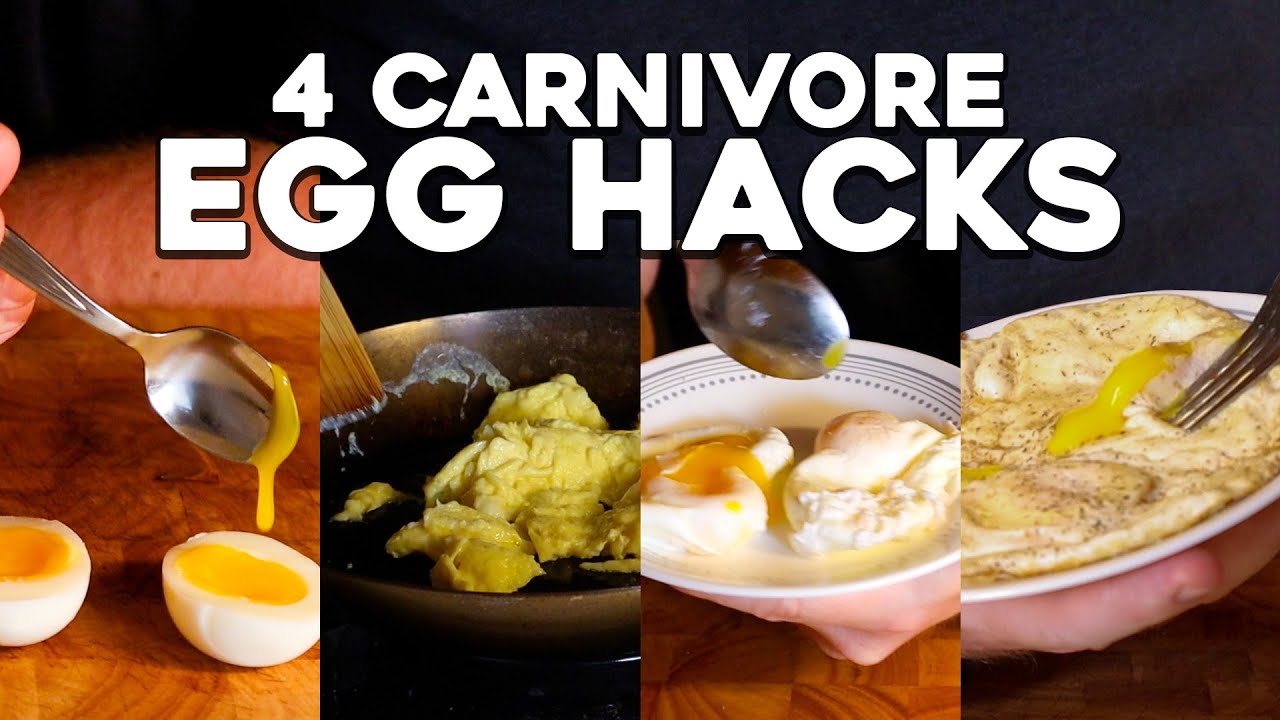 4 Egg Hacks | Carnivore Diet Recipes