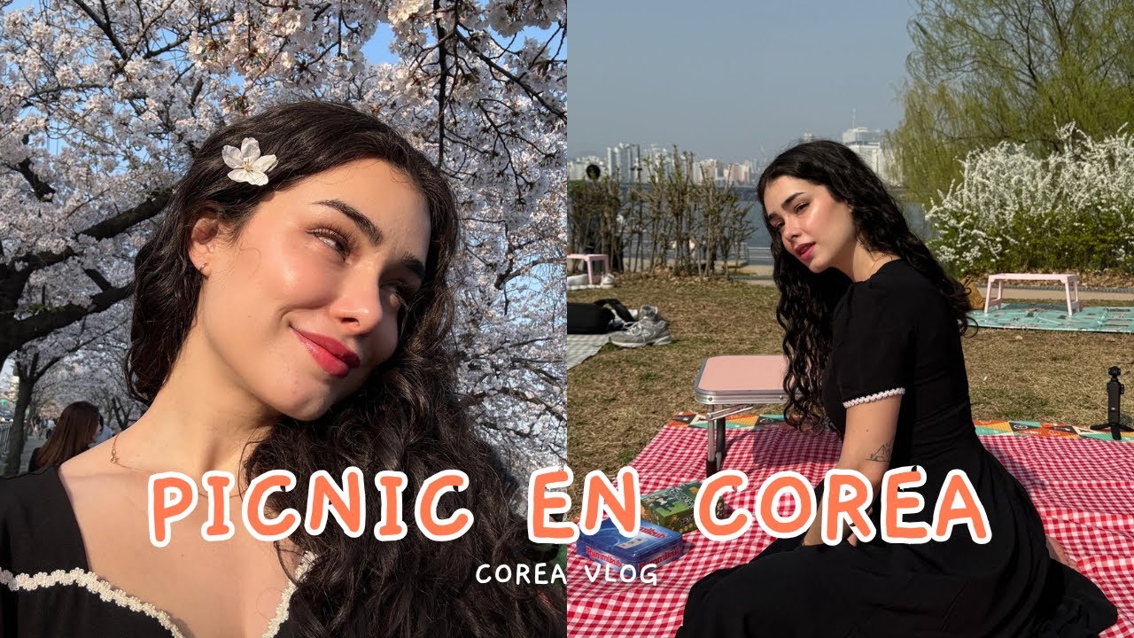 ¡MI PRIMER PICNIC EN COREA!ㅣ¿CÓMO HACEN EL PICNIC LOS COREANOS? [VLOG 🇰🇷🇪🇸]