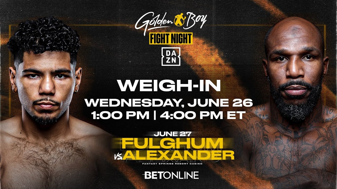 Darius “DFG” Fulghum vs. Vaughn “The Animal” Alexander | WEIGH IN
