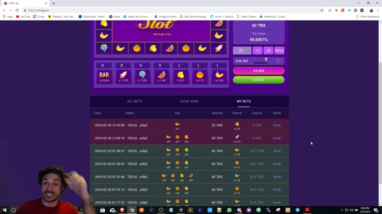 NEW TRON Dapp! TRONGo Lucky Slot Review