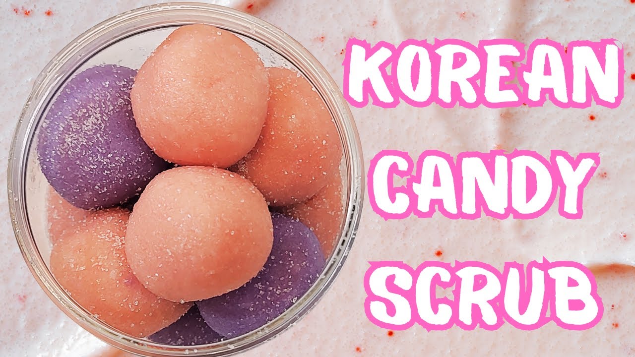 How to make korean candy scrub at home [Body Scrub Recipe]