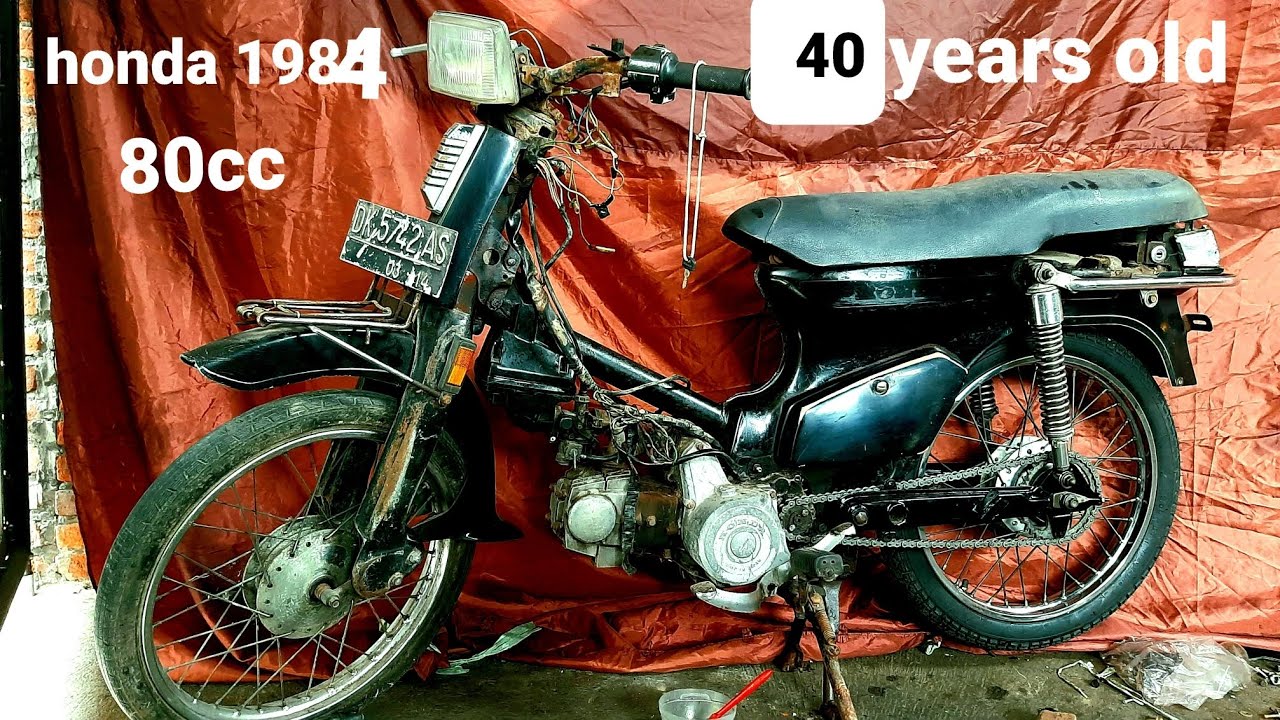 honda motorcycle 80cc astrea 800 1984 repair the abandoned 40 year #ajmbali