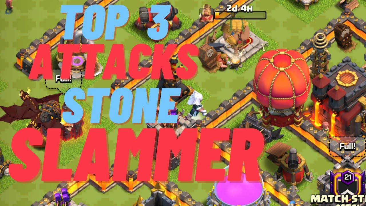Stone Slammer 3 Best attacks on Town Hall 10 with hydra army in clash of clans
