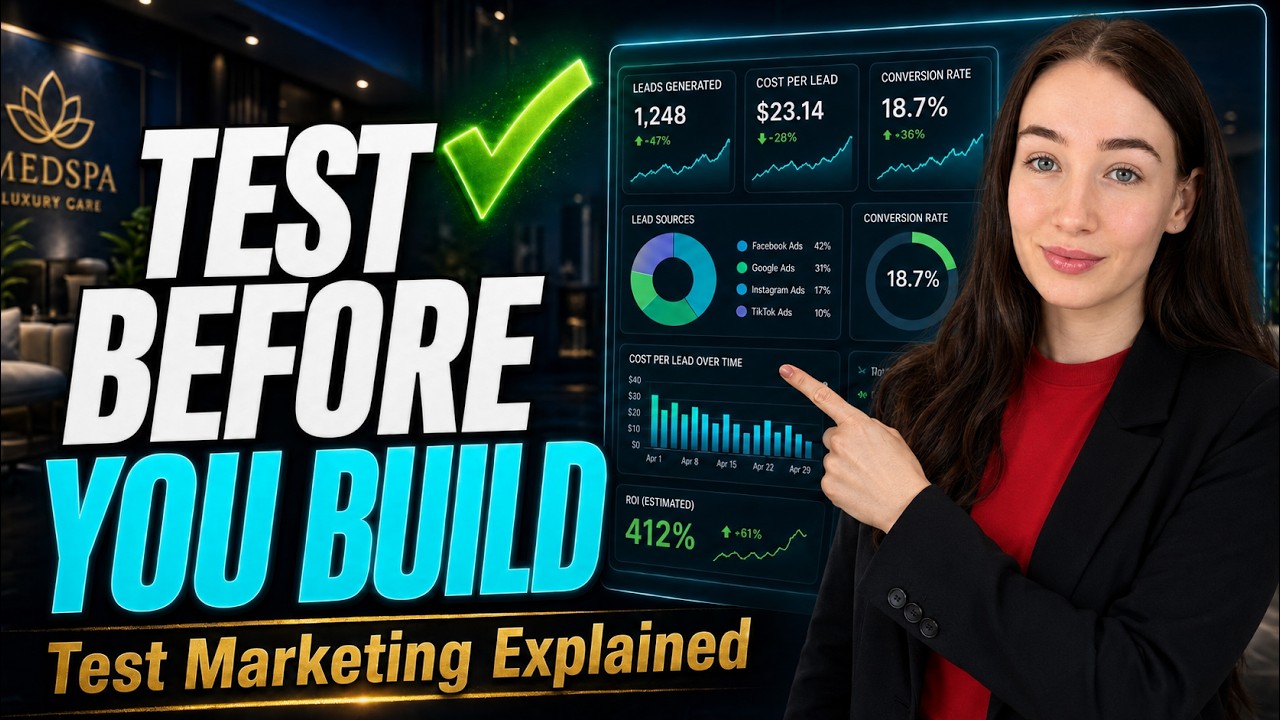 How We Choose Your MedSpa Services BEFORE You Open (Test Marketing Explained) [Episode 16]