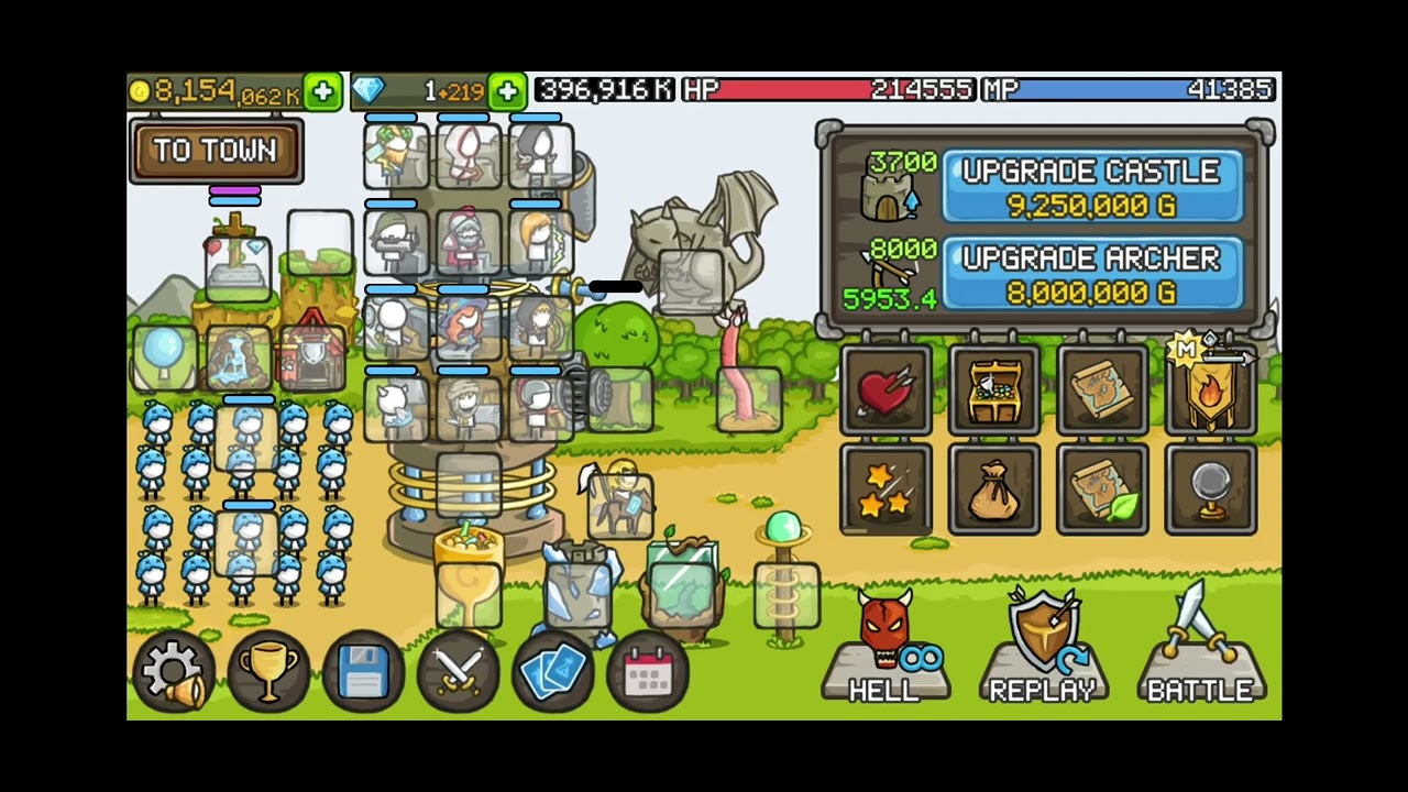 Grow Castle episode 39: Vì quá yếu đuối nên tôi tiếp tục cản thiện team điện.