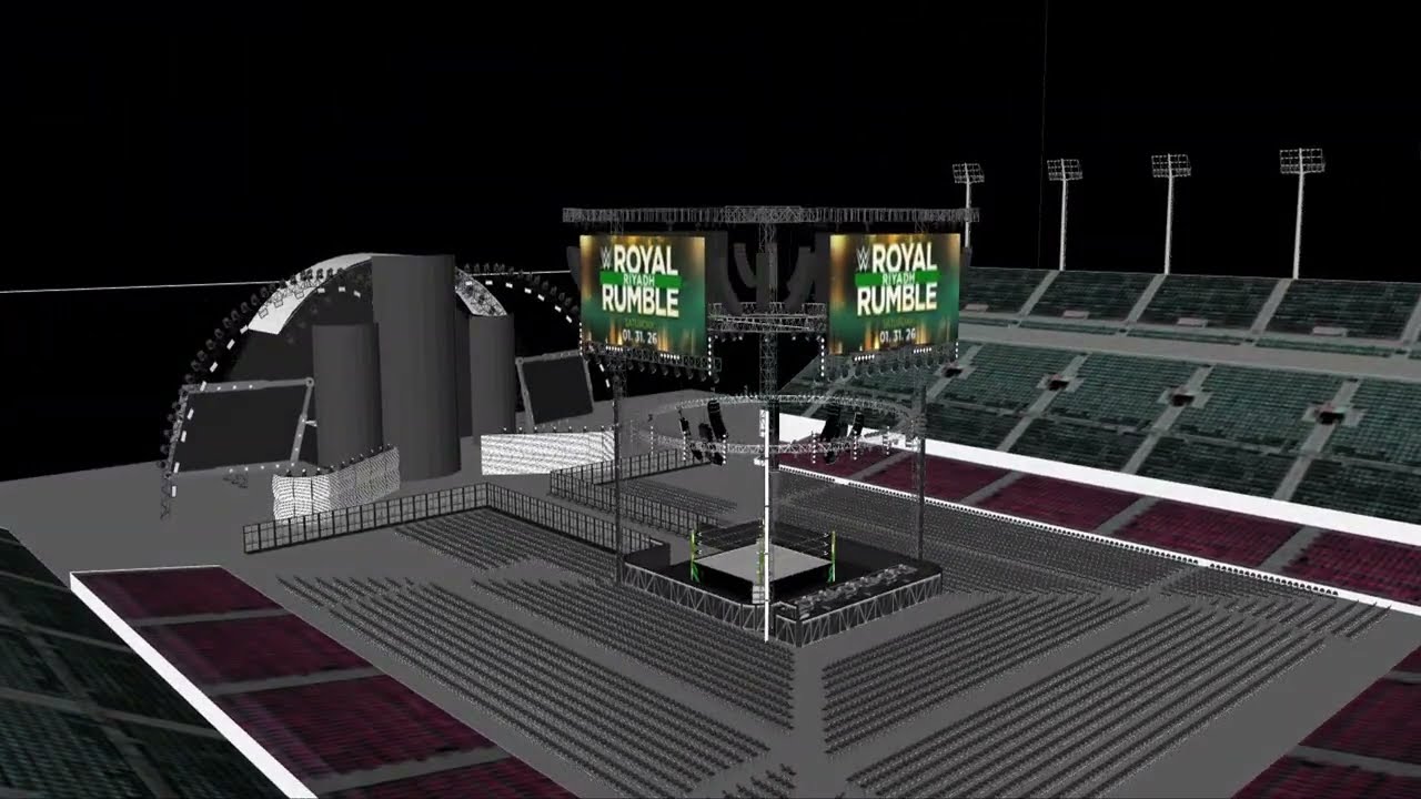 WWE Royal Rumble 2026 Stage Design