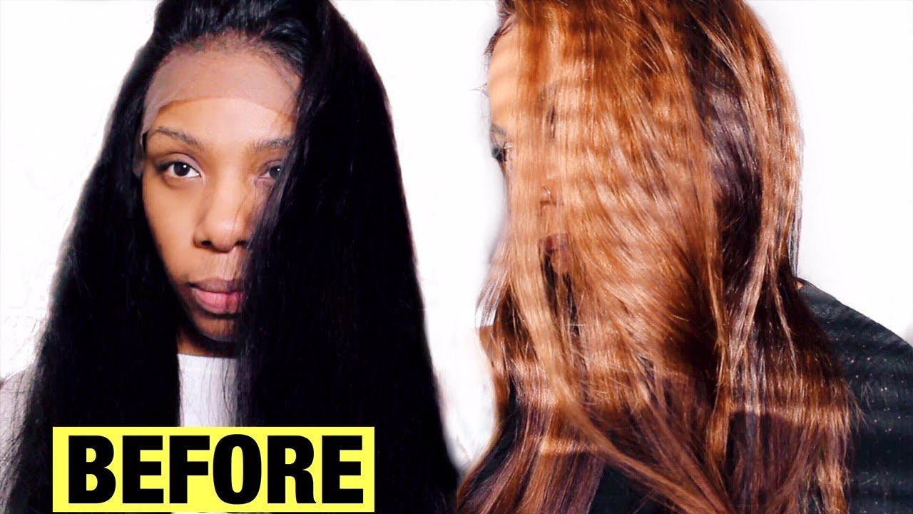 HOW TO LIGHTEN WITHOUT BLEACH! RICH CHOCOLATE WITH CHUNKY CARAMEL HIGHLIGHTS QUICK CUSTOM COLORING