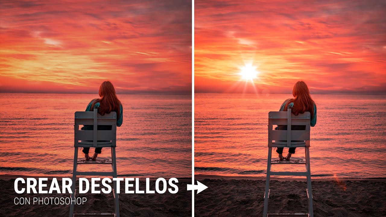 2 métodos para crear DESTELLOS DE LUZ en Photoshop