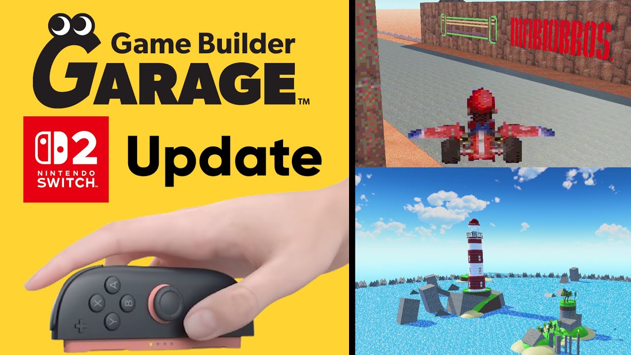 Game Builder Garage Nintendo Switch 2 Update + Games of the Week #149