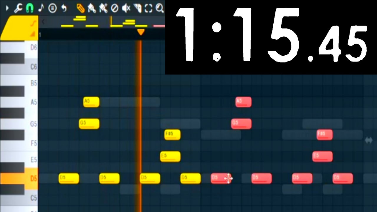 how i made my best digicore melody in 1m 15s