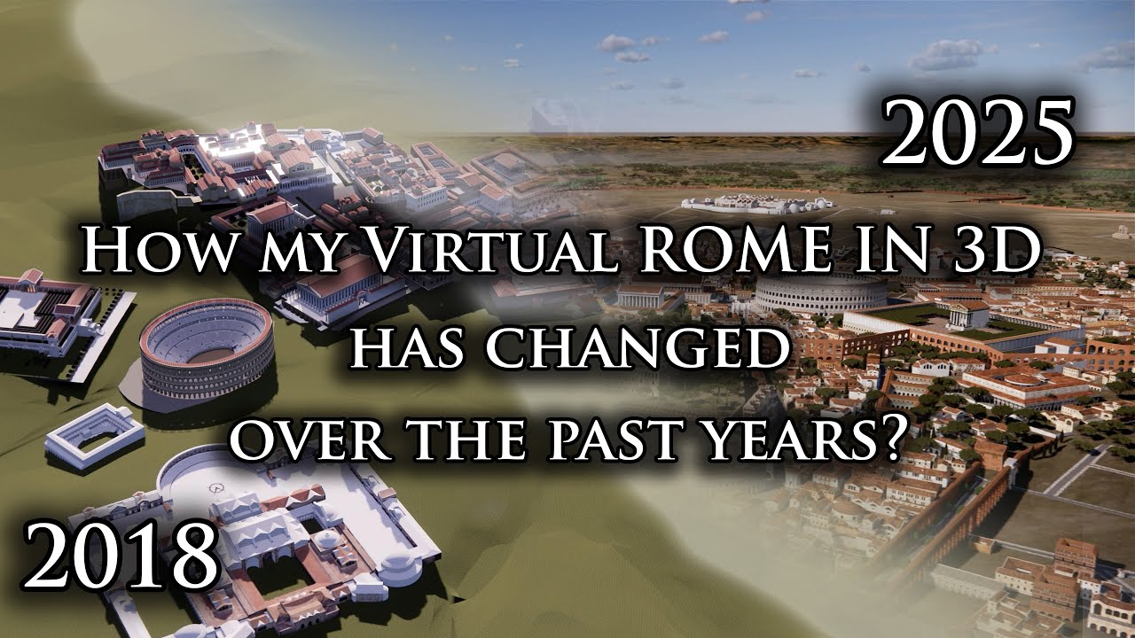 How my Virtual ROME IN 3D has changed over the past 16 years?