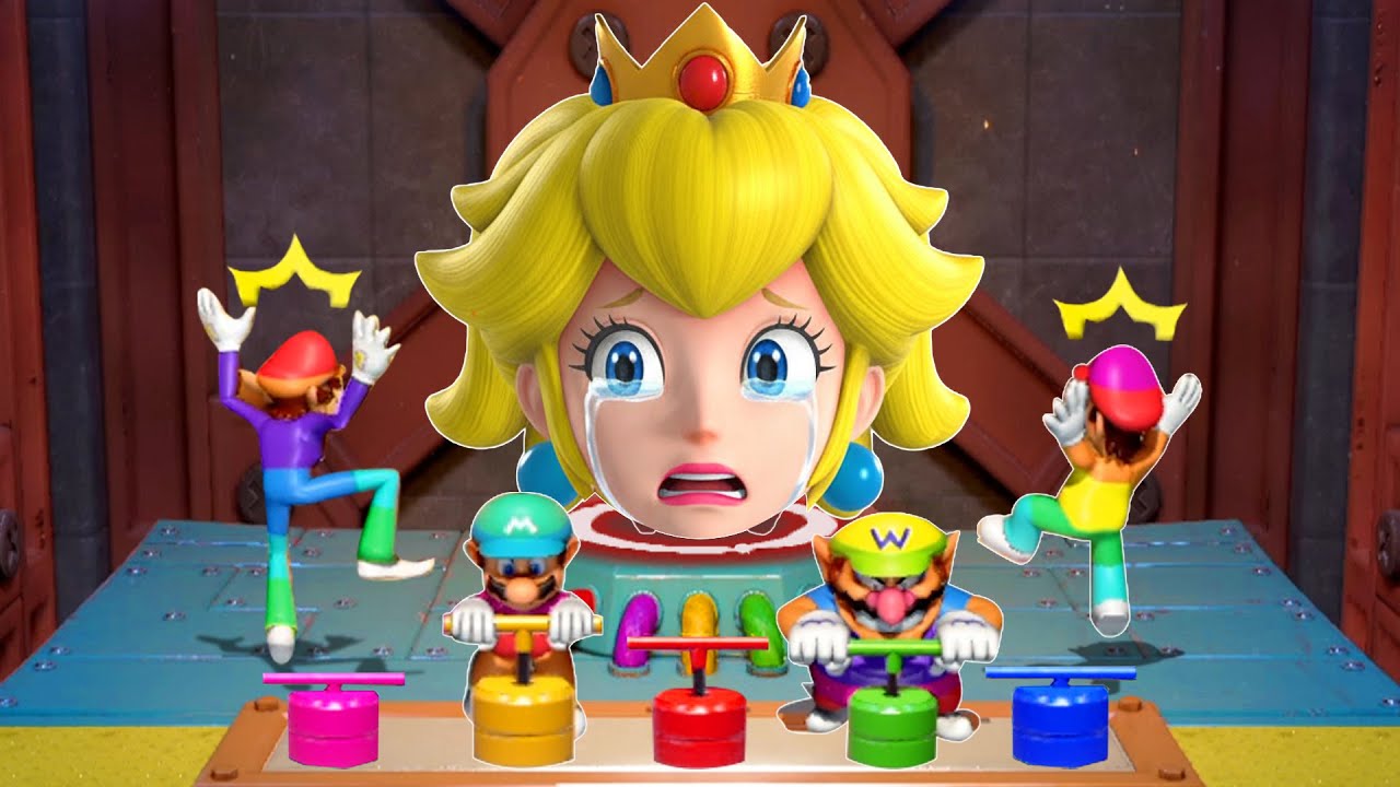 Mario Party Superstars Minigames - Mario Vs Luigi Vs Wario Vs Waluigi (Master Difficulty)