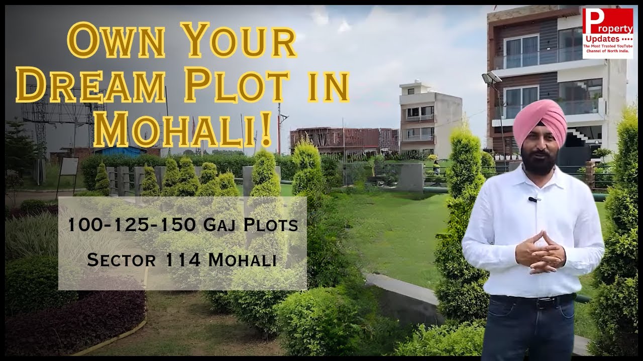 100 | 125 | 150 Gaj Plots | Gated Society with Park | GMADA & RERA Approved | Mohali