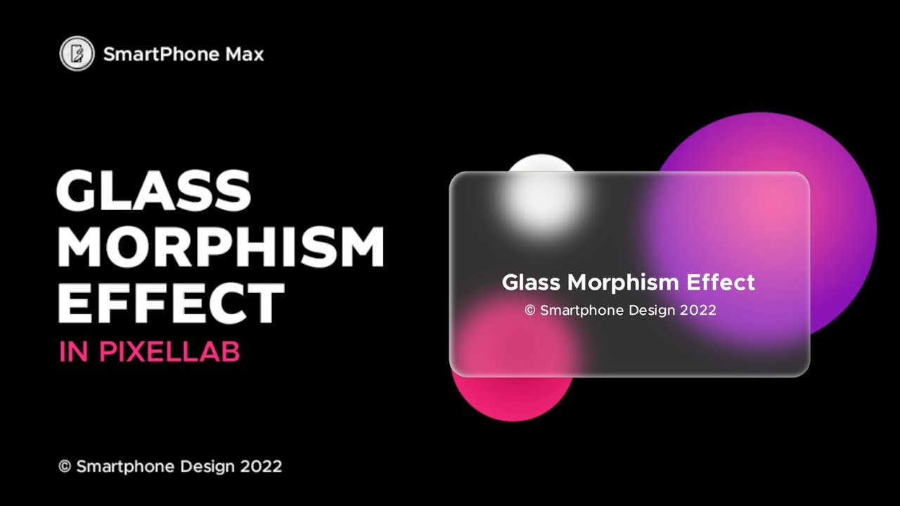 OMG 😲, Glass Morphism effect now possible on Pixellab  💯