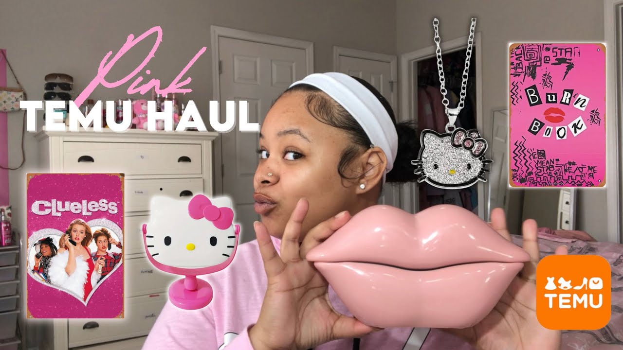 PINK TEMU HAUL!!💕✨| BEST Y2K FINDS🤩| Kenbella Symone