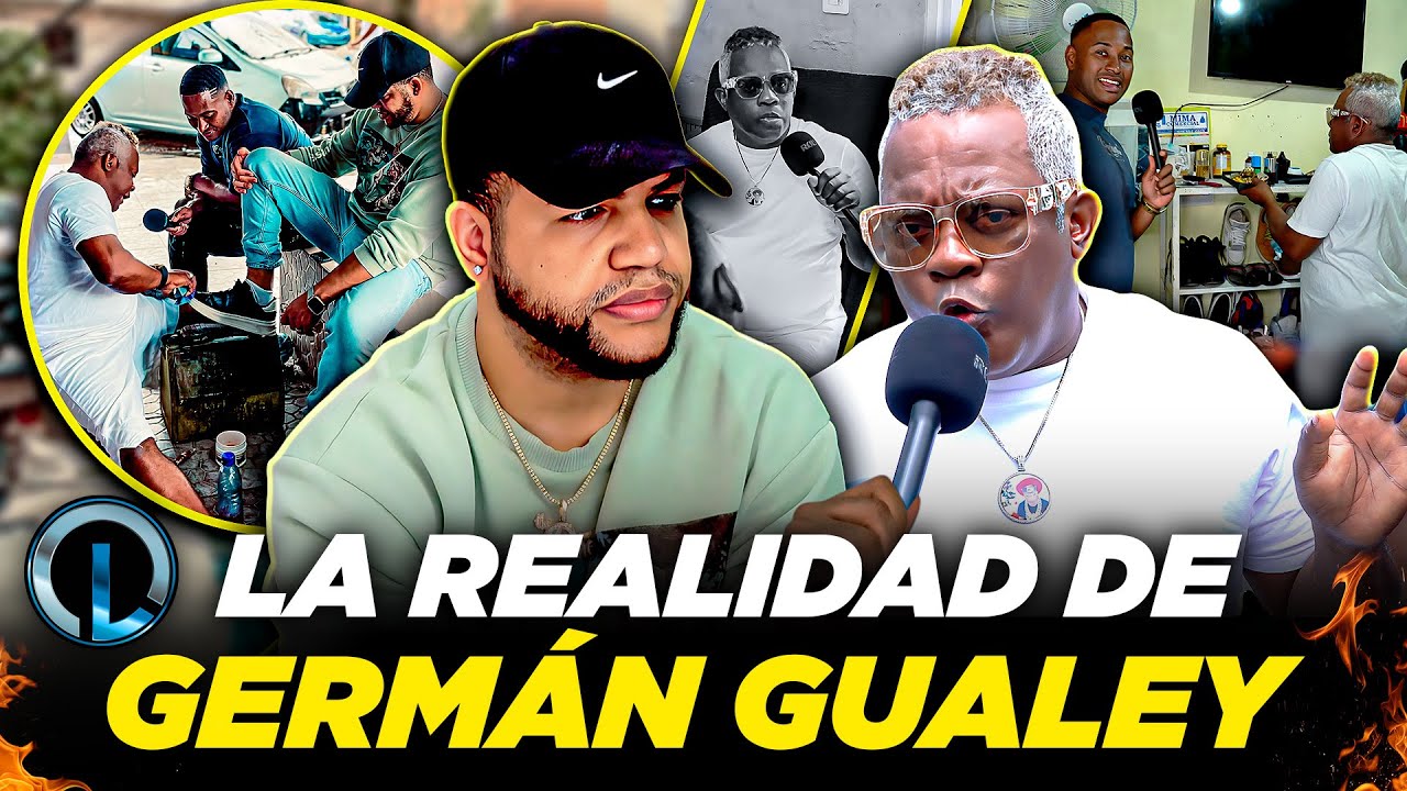 LA REALIDAD QUE VIVE GERMÁN GUALEY LUINNY BAJA A AL BARRIO Y SE VAN A LIMPIAR ZAPATOS JUNTOS