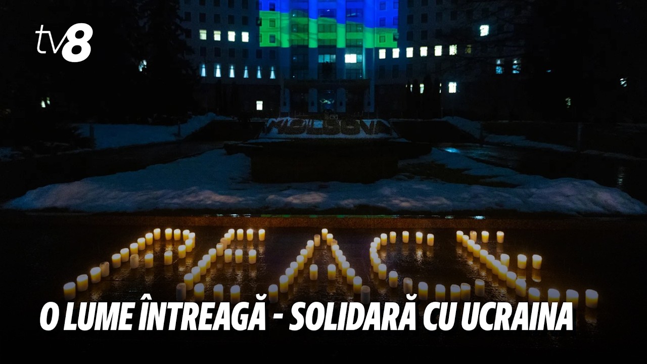 Drapelul Ucrainei, ridicat în orașele europene