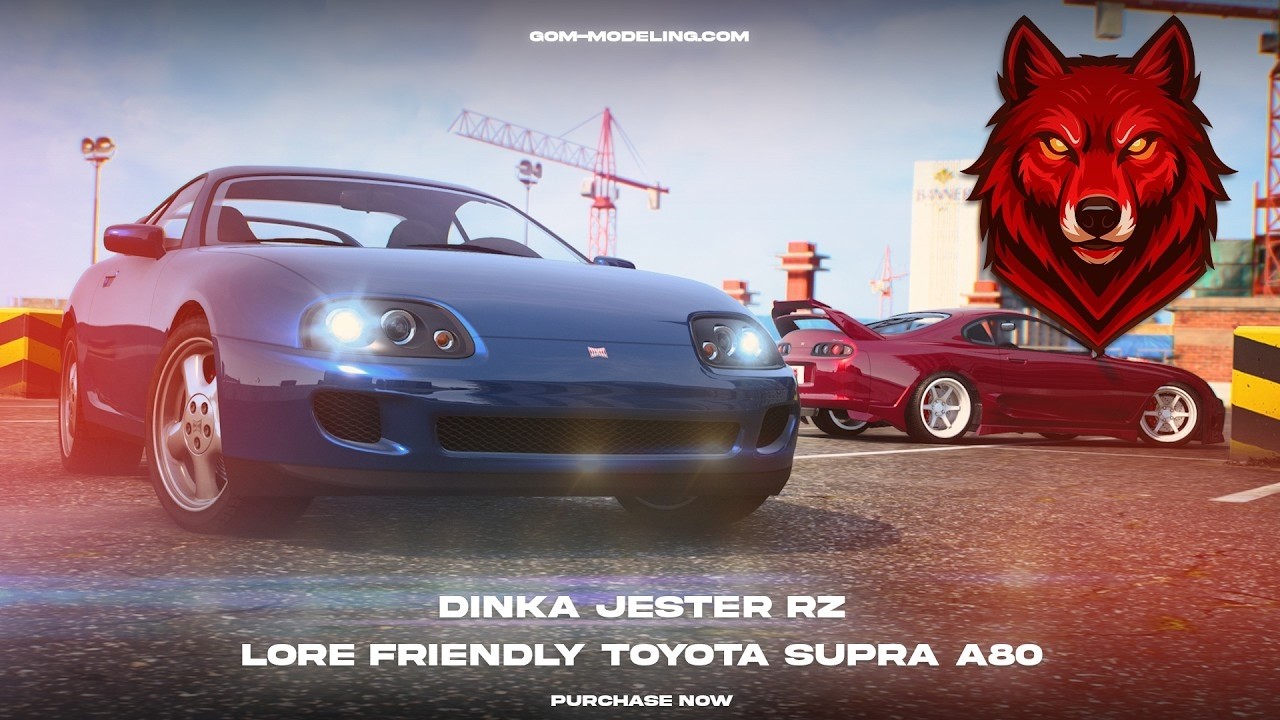 Lore-Friendly Toyota Supra A80 - Dinka Jester RZ Showcase - GTA 5 FiveM | Gom-Modeling.com