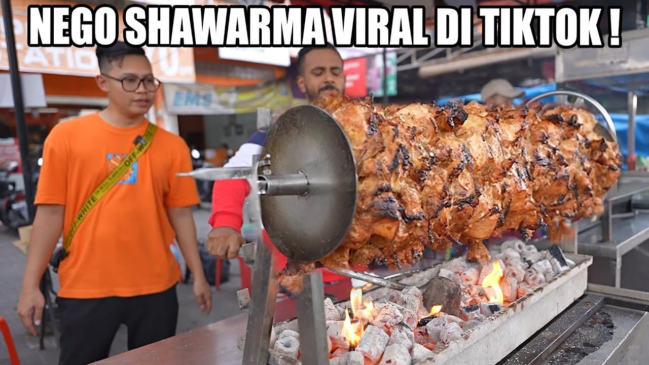 NEGO 1 GEROBAK SHAWARMA VIRAL DI TIKTOK, SAMPE NENTENGIN PEDANG !