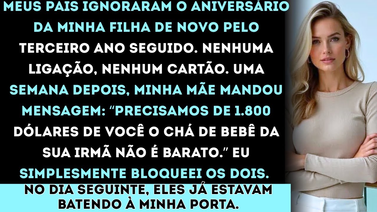 “Meus pais ignoraram o aniversário da minha filha de novo pelo terceiro ano seguido. Nenhuma ligação
