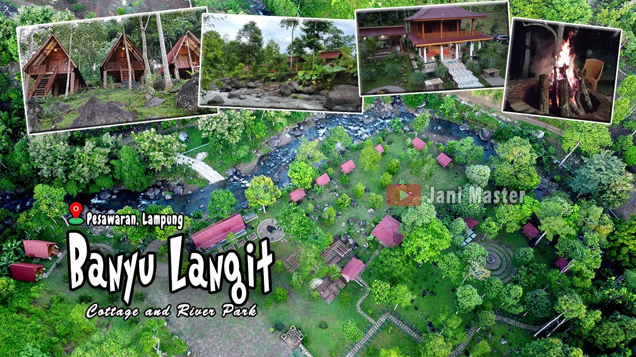 Hidden Adventure Gems in Lampung, Sumatra : Banyu Langit Cottage & River Park, Tempat Healing Syahdu