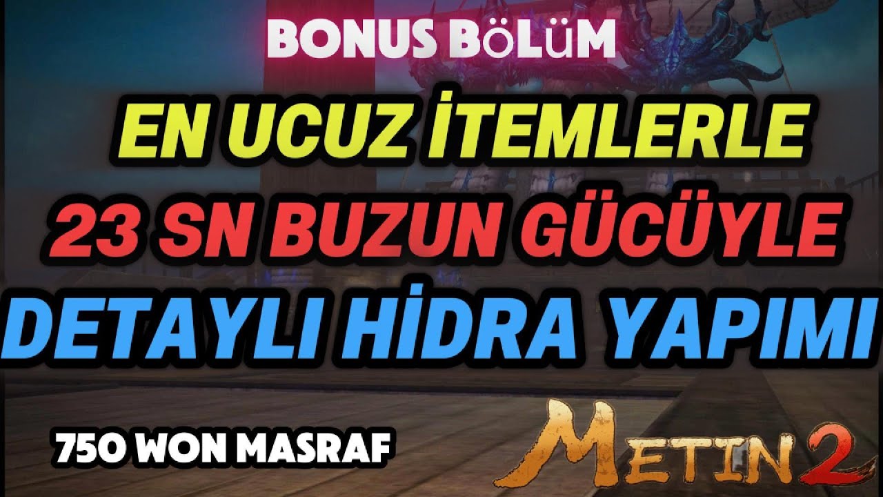 Ruby Charon  -  EN UYGUN FİYATLI (750 W)  İTEMLERLE 23 SN BUZ GÜCÜ İLE DETAYLI HİDRA KESİMİ #metin2