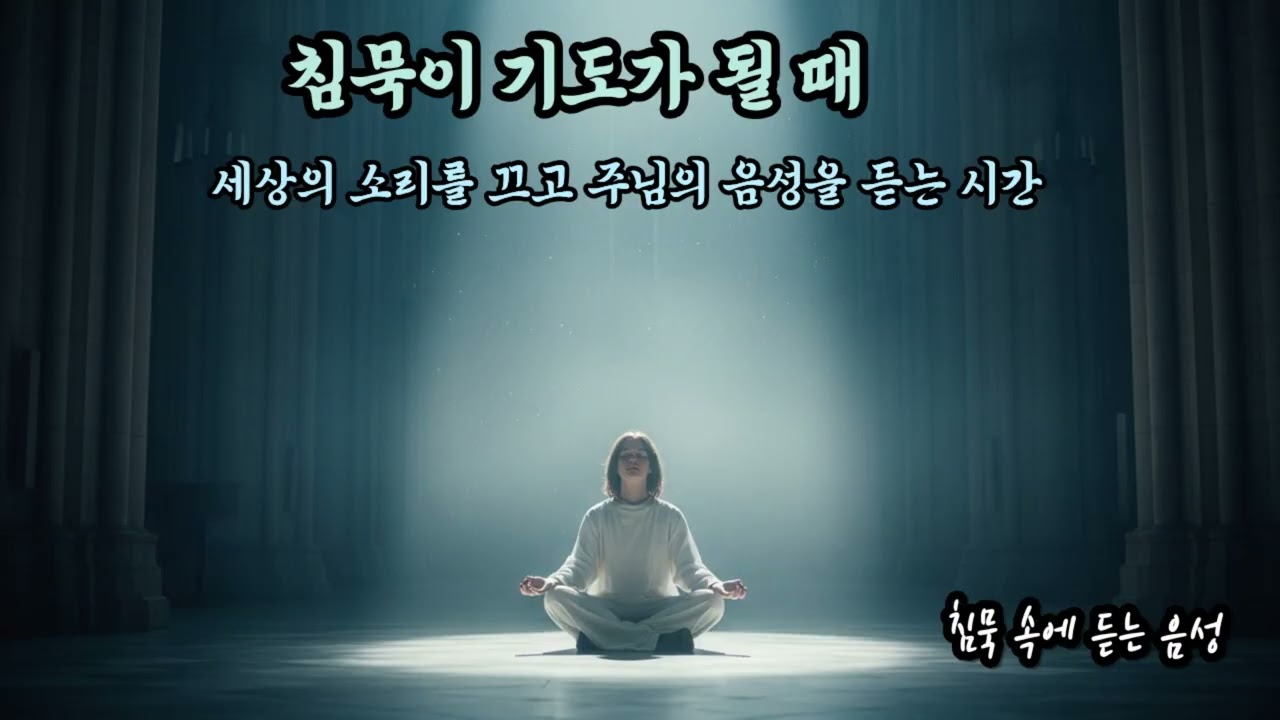 내 안의 소리를 끄고 주를 봅니다 | 침묵 속에 듣는 주의 세미한 음성| 은혜로운 찬양 플레이리스트 | J.K 워쉽