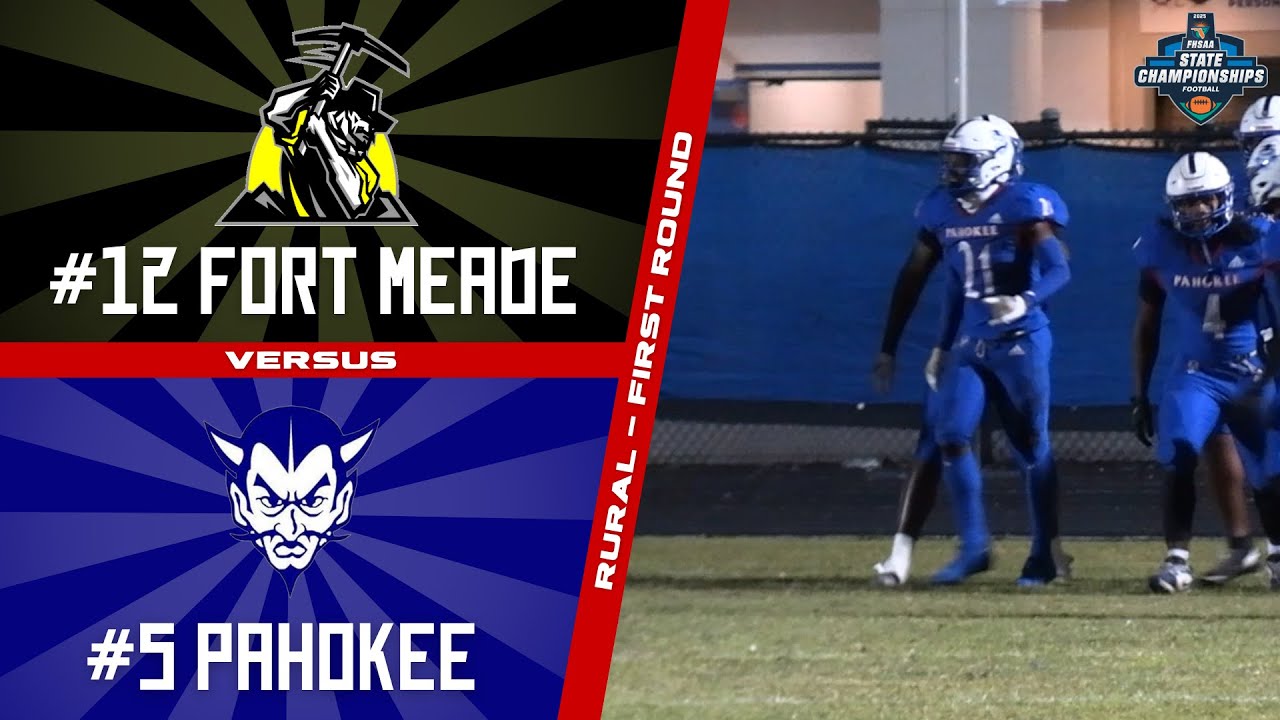 Pahokee STORMS Past Fort Meade! 🔥 Blue Devils Advance in Playoffs | #Football #HighSchoolFootball