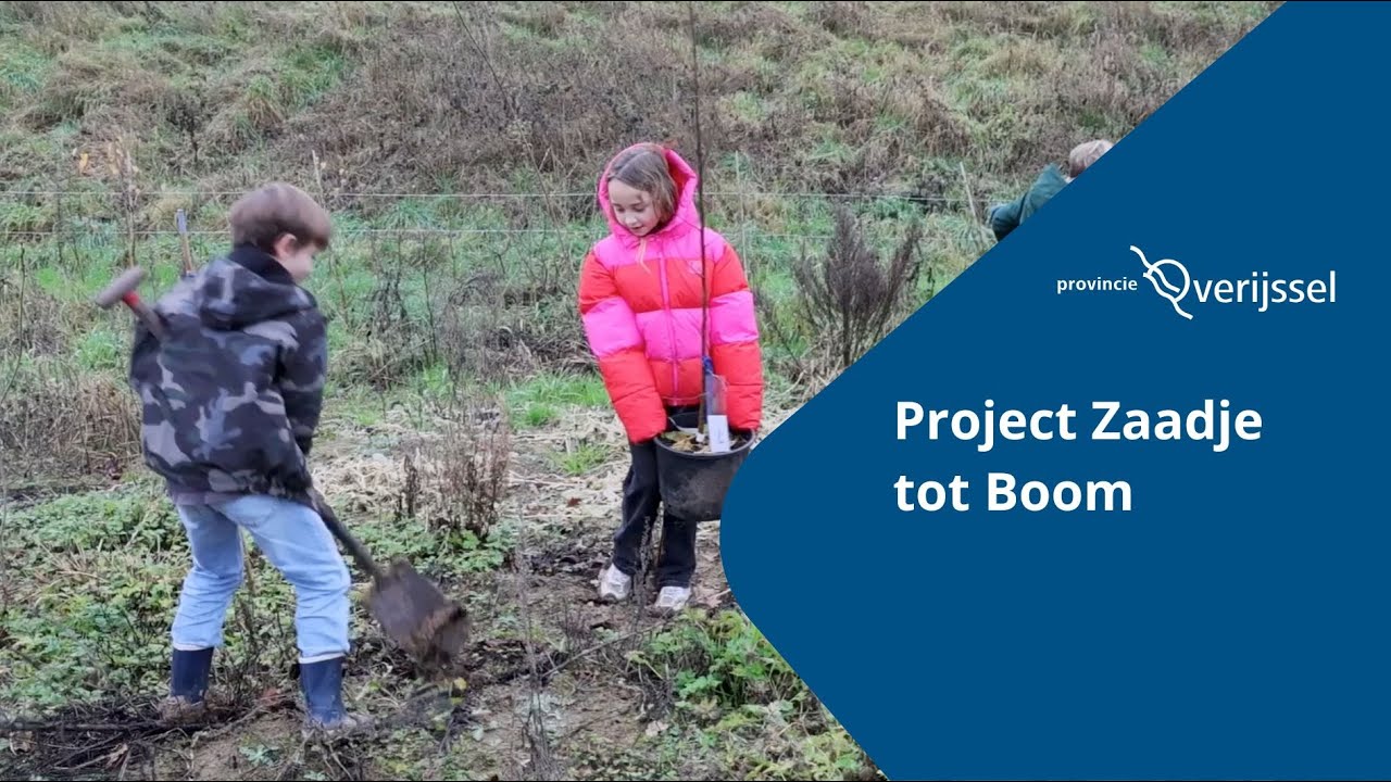 Kinderen planten hun eigen boompjes bij project Zaadje tot Boom