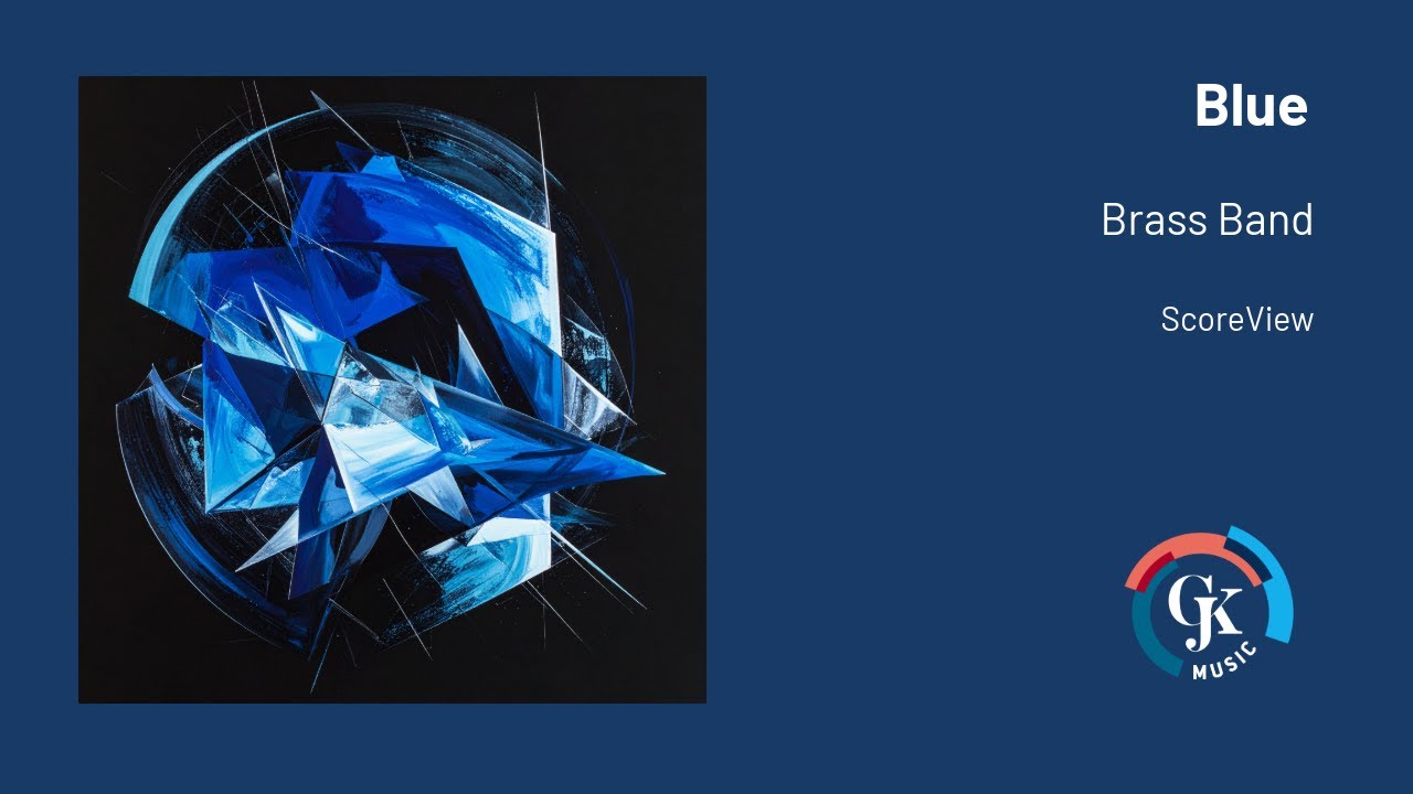 Blue - Geert Jan Kroon | Brass Band (ScoreView)