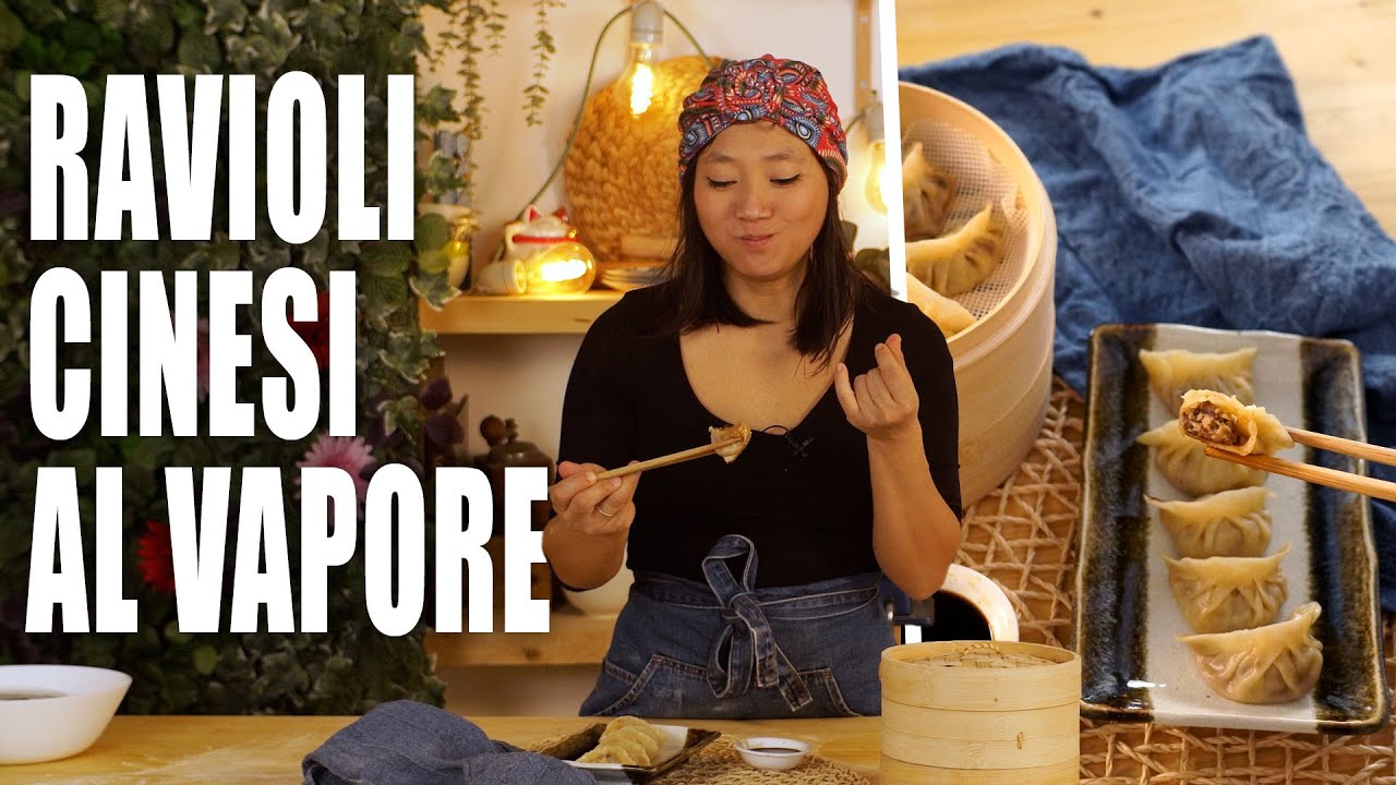 RAVIOLI AL VAPORE CHE NON TI ASPETTI | pollo e funghi super leggeri