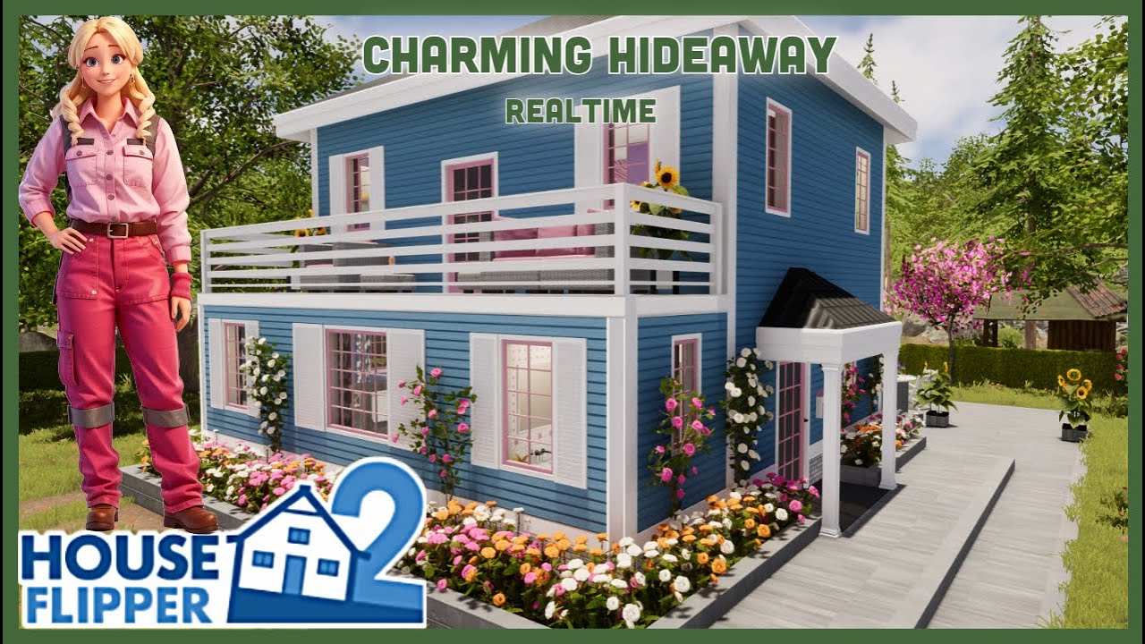 Charming Hideaway  Full Build and Tour, Realtime, House Flipper 2