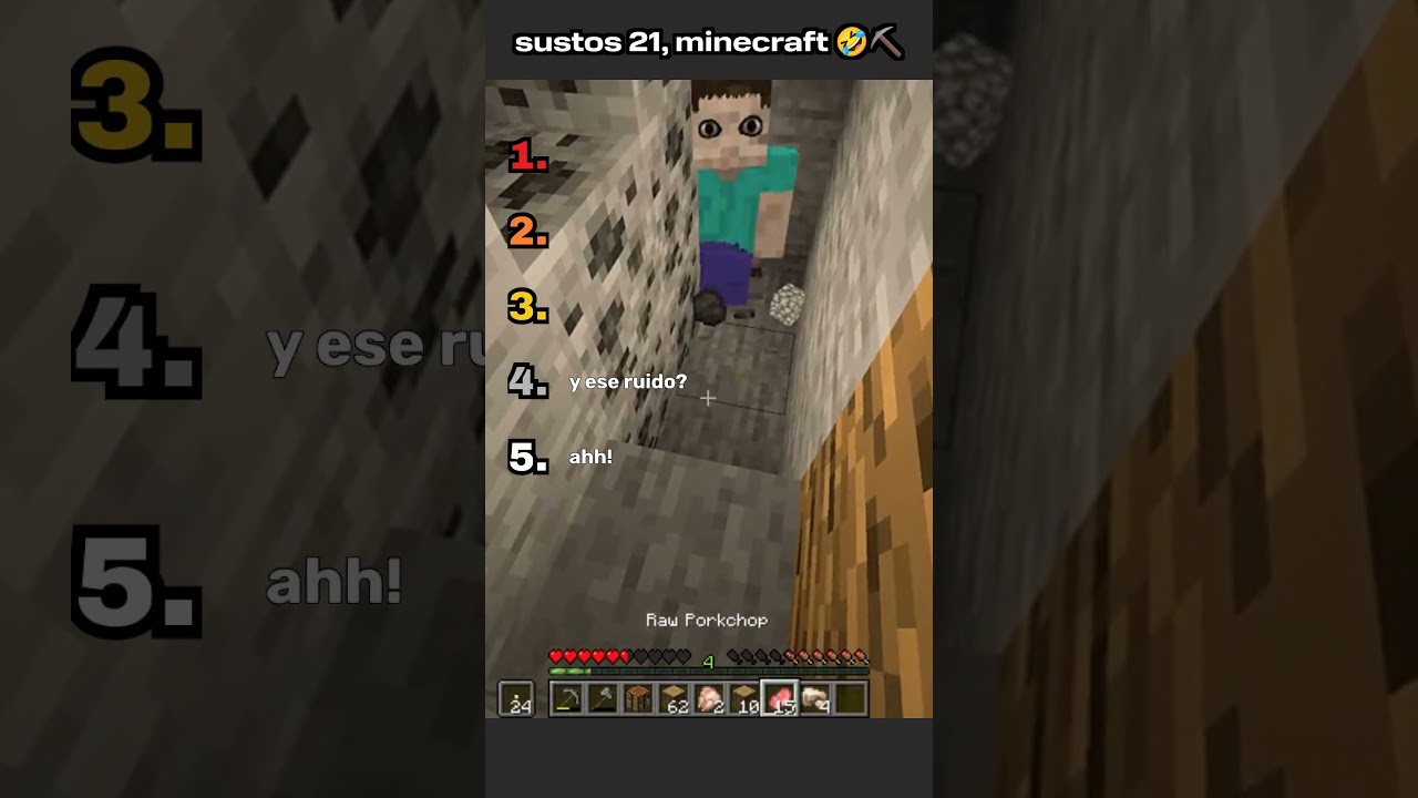 sustos 21, minecraft 🤣⛏️ #funny #memes #gaming