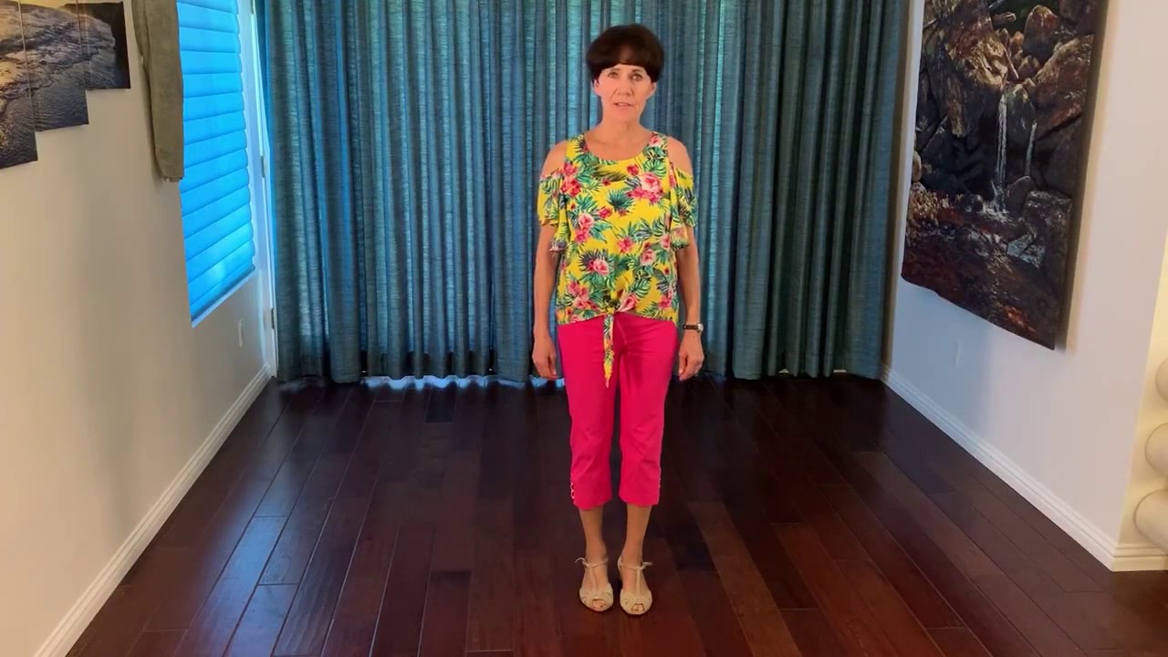 Hustle Bustle line dance demonstration and tutorial by Stephie