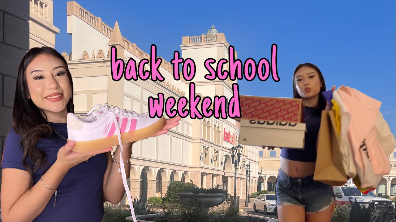 Back to School Weekend (haul + vlog)