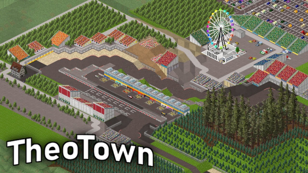 AKU COBA BUAT SIRKUIT F1 SUNGGUHAN DI THEOTOWN! - TheoTown Indonesia
